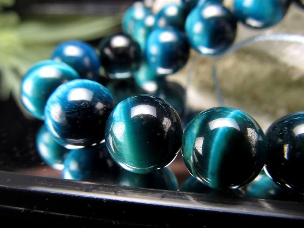 タイガーアイ,虎目石,天然石,ビーズ,一連