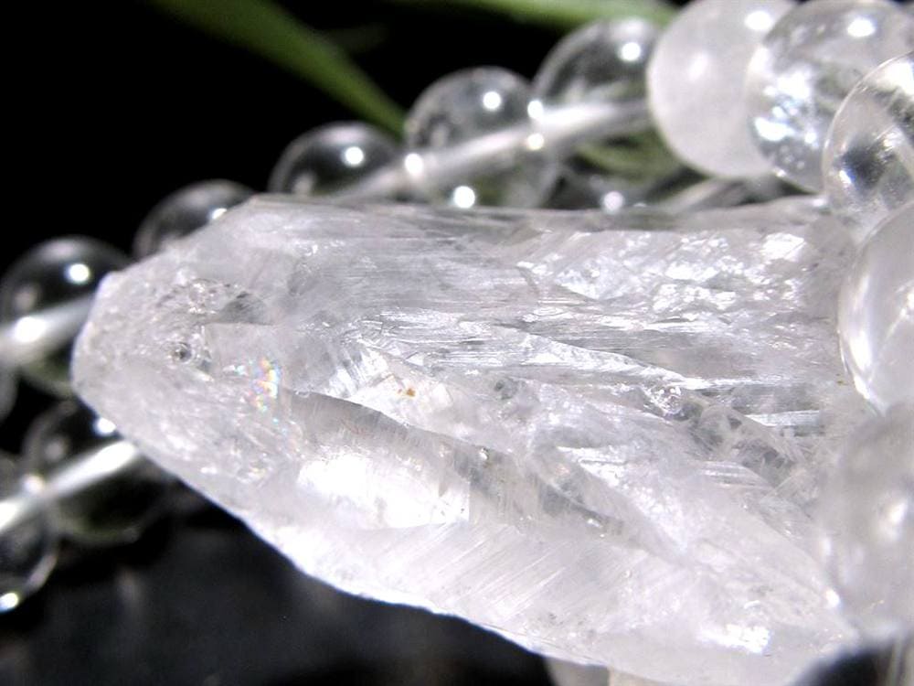サチャロカクォーツ ブレスレット 水晶 天然石 波動