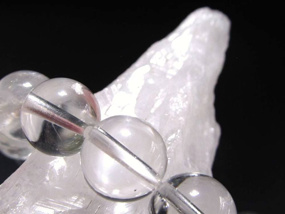 サチャロカクォーツ ブレスレット 水晶 天然石 波動