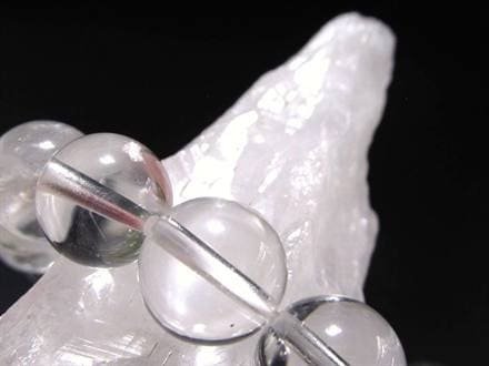 サチャロカクォーツ ブレスレット 水晶 天然石 波動