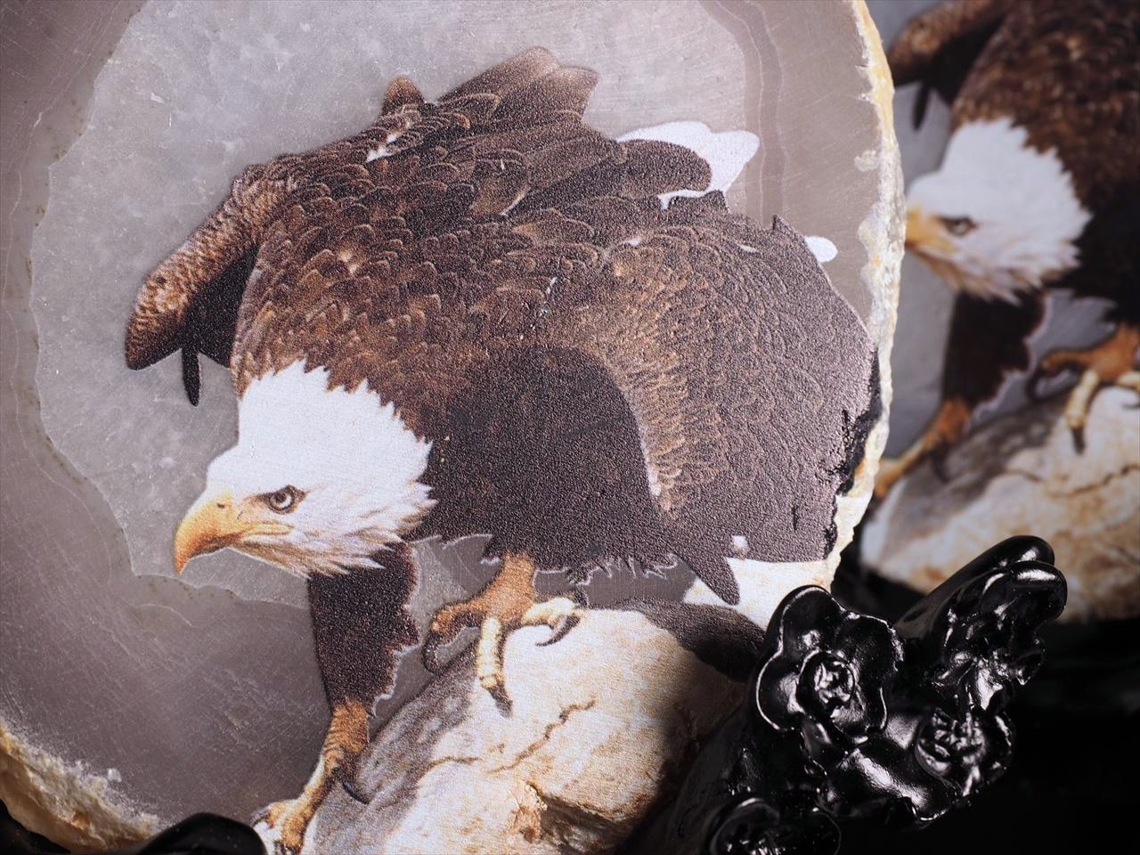 ☆デザイン瑪瑙(メノウ)プレート☆使い方様々☆アゲートコースター