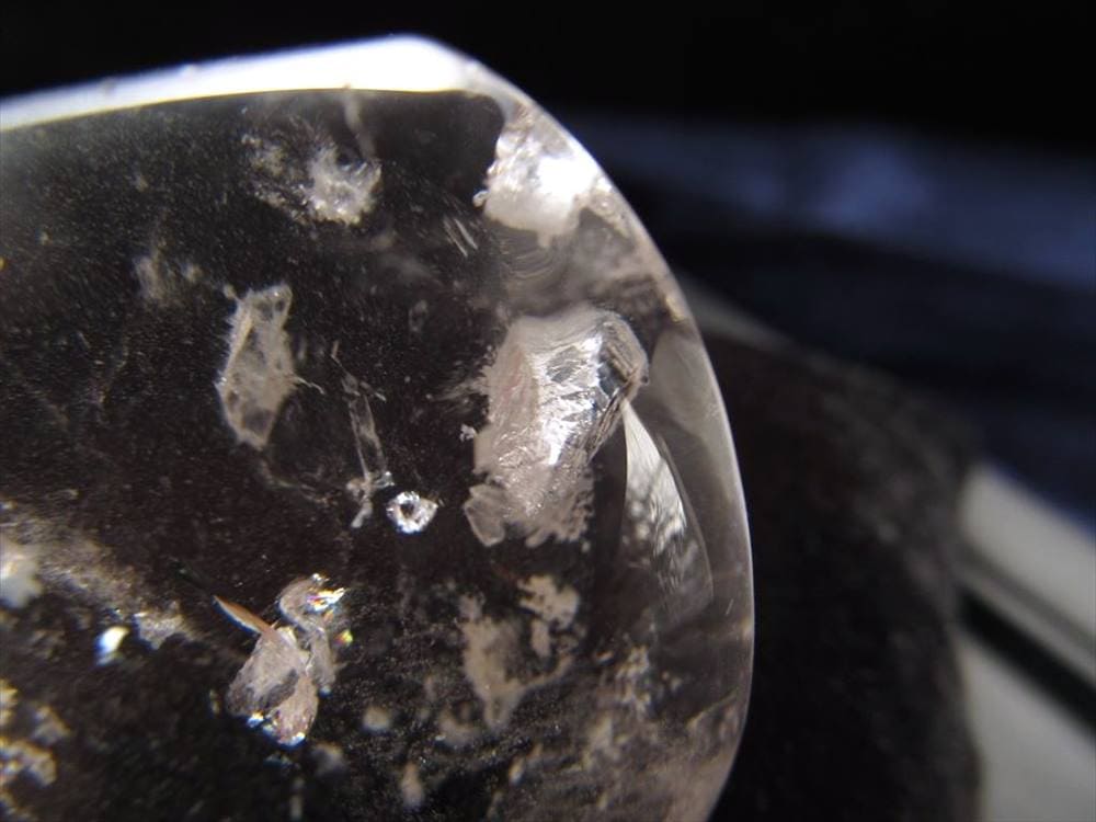 マニフェストクォーツ 貫入 水晶 クォーツインクォーツ タンブル