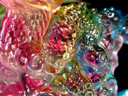 ドラゴン 龍 置物 クリスタルガラス 龍玉