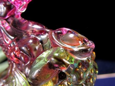 午 馬 置物 クリスタルガラス 干支