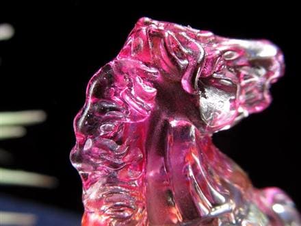 午 馬 置物 クリスタルガラス 干支