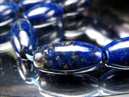 ラピスラズリ 青金石 12月の誕生石 ビーズ連 連材