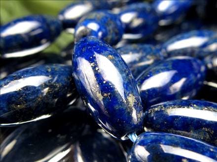ラピスラズリ 青金石 12月の誕生石 ビーズ連 連材
