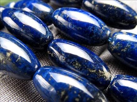 ラピスラズリ 青金石 12月の誕生石 ビーズ連 連材