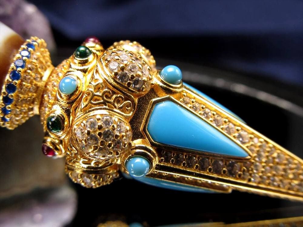 法具 天珠 ネックレス プルパ 金剛杭