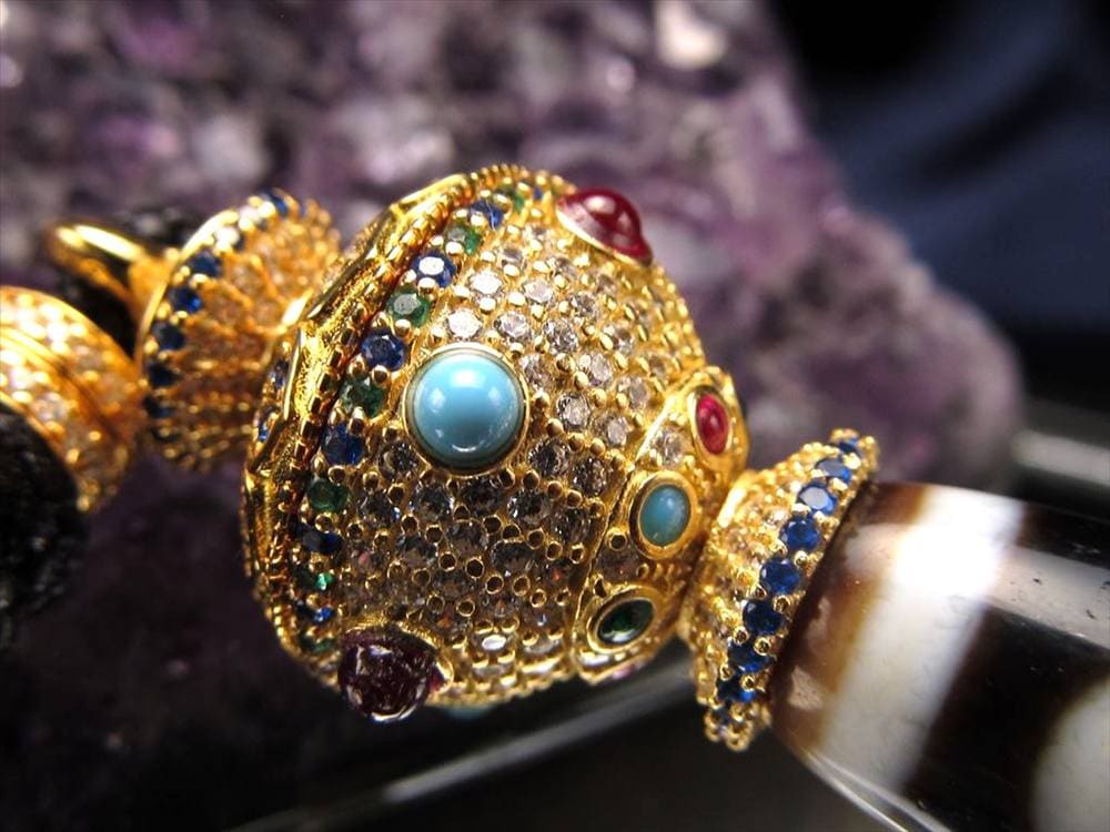 法具 天珠 ネックレス プルパ 金剛杭