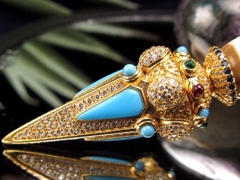 法具 天珠 ネックレス プルパ 金剛杭