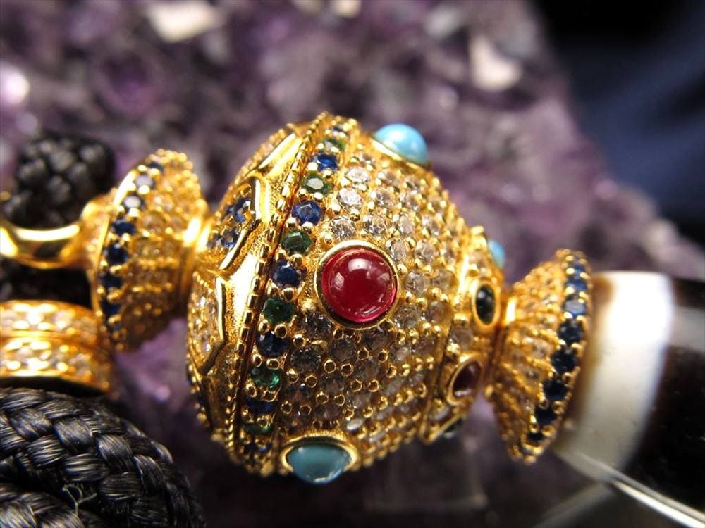 法具 天珠 ネックレス プルパ 金剛杭