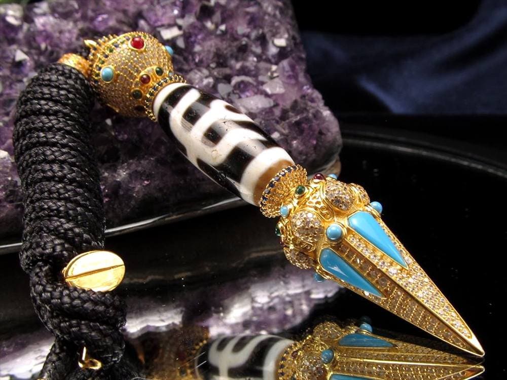 法具 天珠 ネックレス プルパ 金剛杭