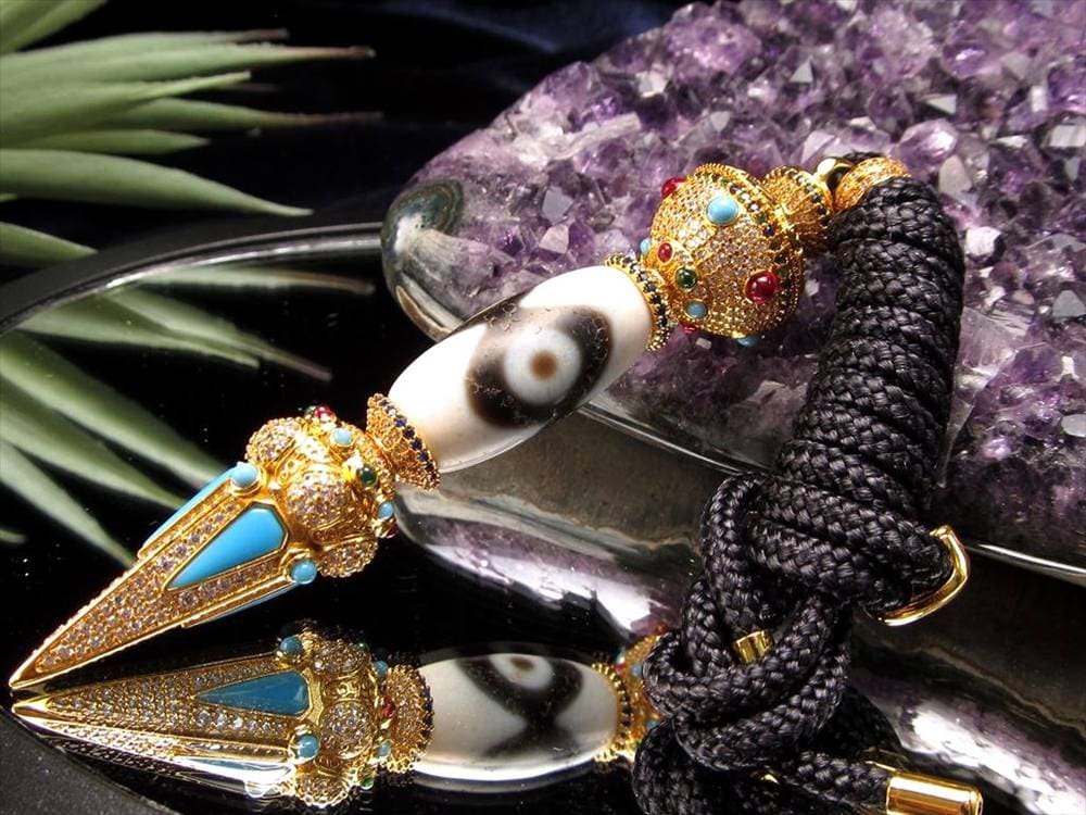 法具 天珠 ネックレス プルパ 金剛杭