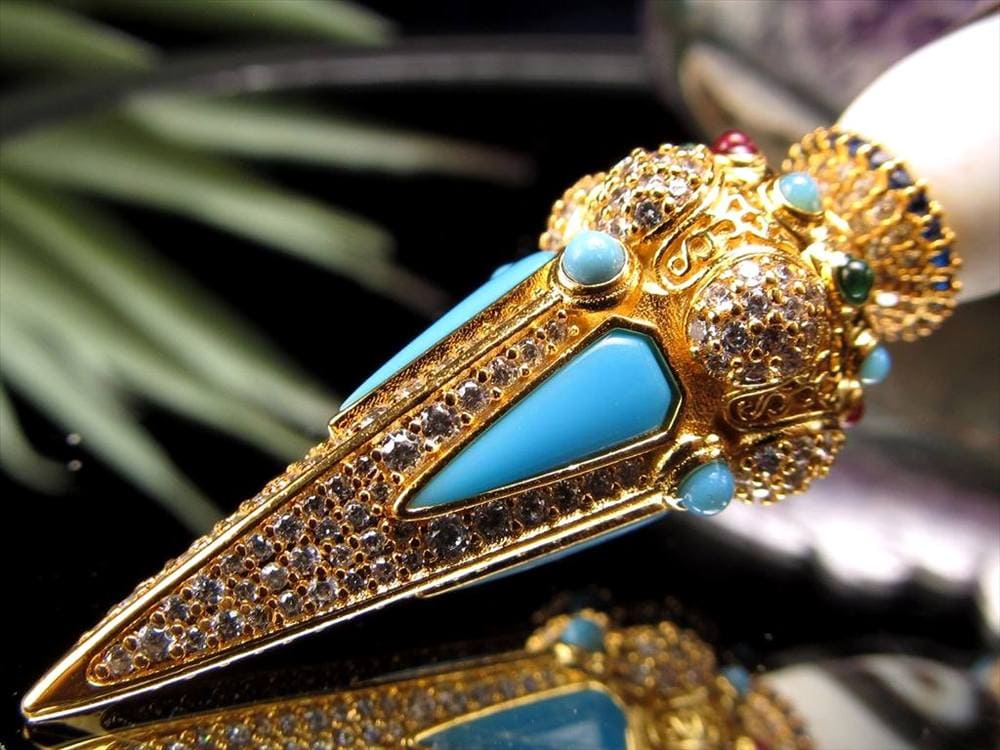 法具 天珠 ネックレス プルパ 金剛杭