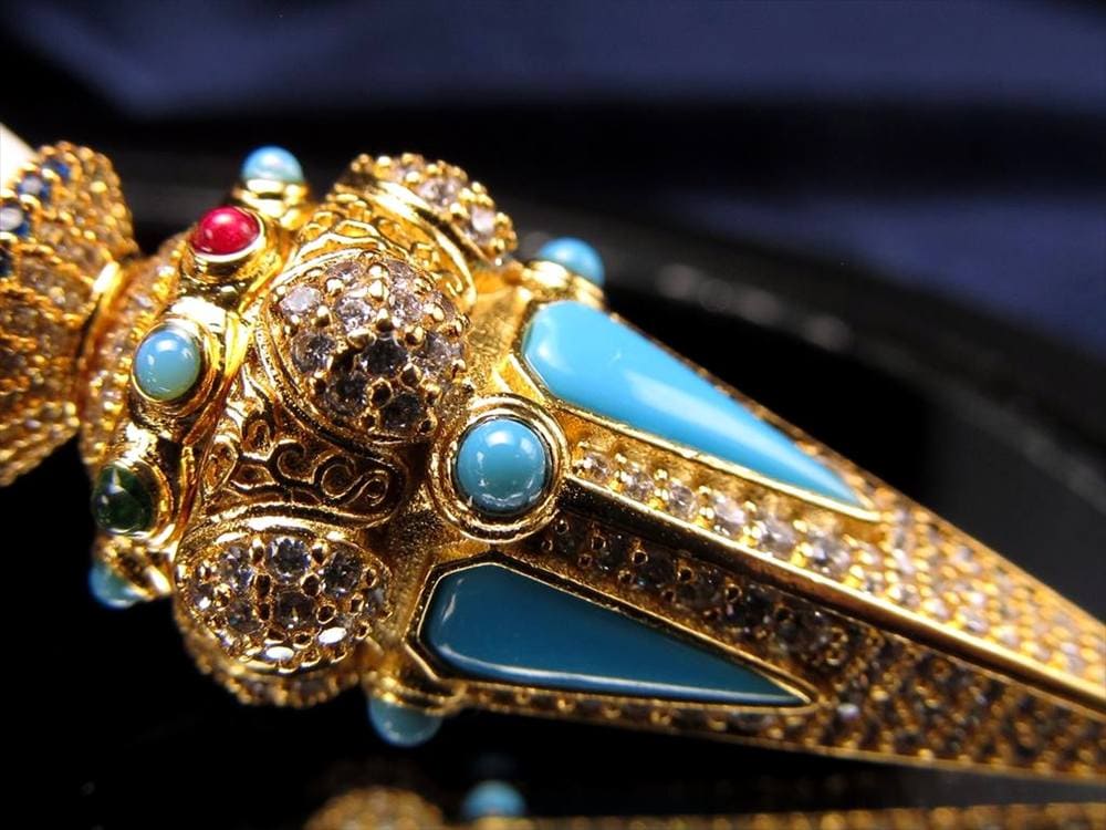 法具 天珠 ネックレス プルパ 金剛杭