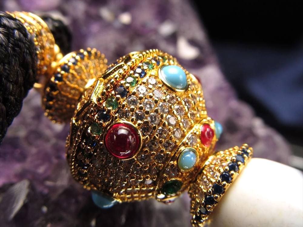 法具 天珠 ネックレス プルパ 金剛杭