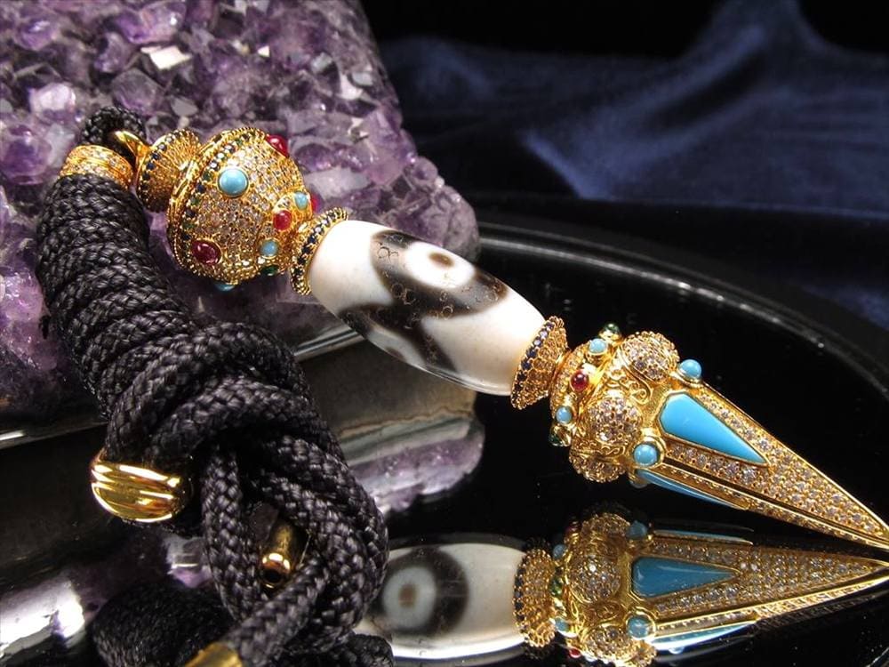 法具 天珠 ネックレス プルパ 金剛杭