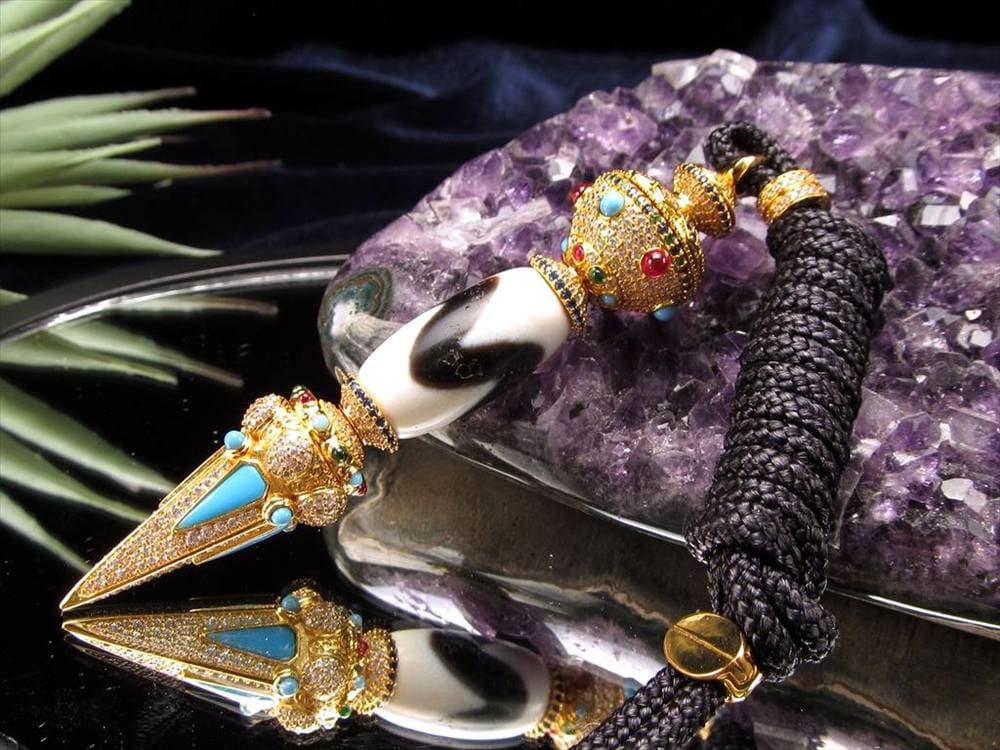 法具 天珠 ネックレス プルパ 金剛杭