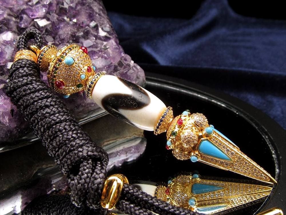 法具 天珠 ネックレス プルパ 金剛杭