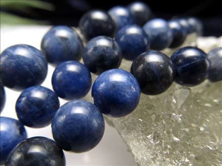 ソーダライト,ビーズ連,方曹達石,天然石,パワーストーン