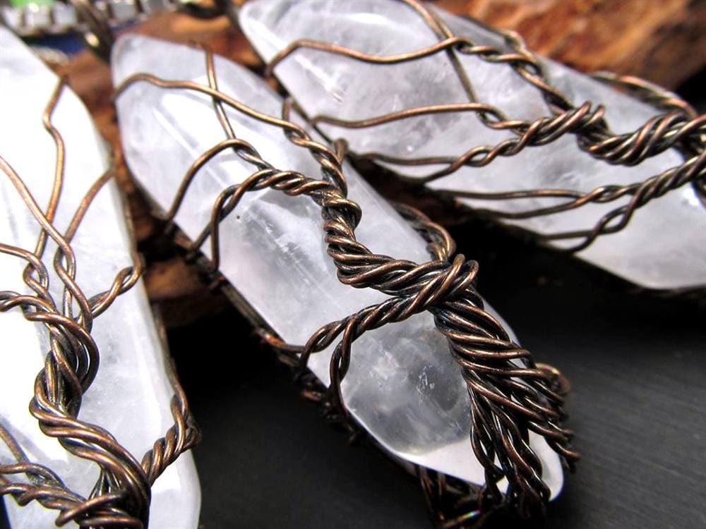 ペンダント ツリーオブライフ 世界樹 ダブルポイント 天然石