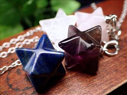 マカバスター 水晶 アメジスト ローズクォーツ ペンデュラム