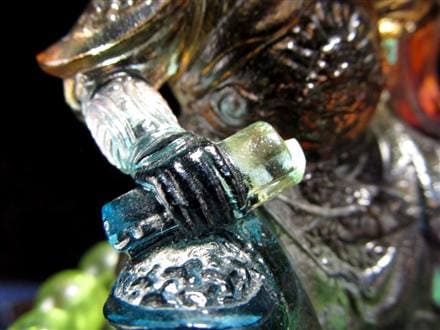 玉璽 クリスタルガラス 関羽 伝国璽 関帝