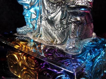 玉璽 クリスタルガラス 関羽 伝国璽 関帝