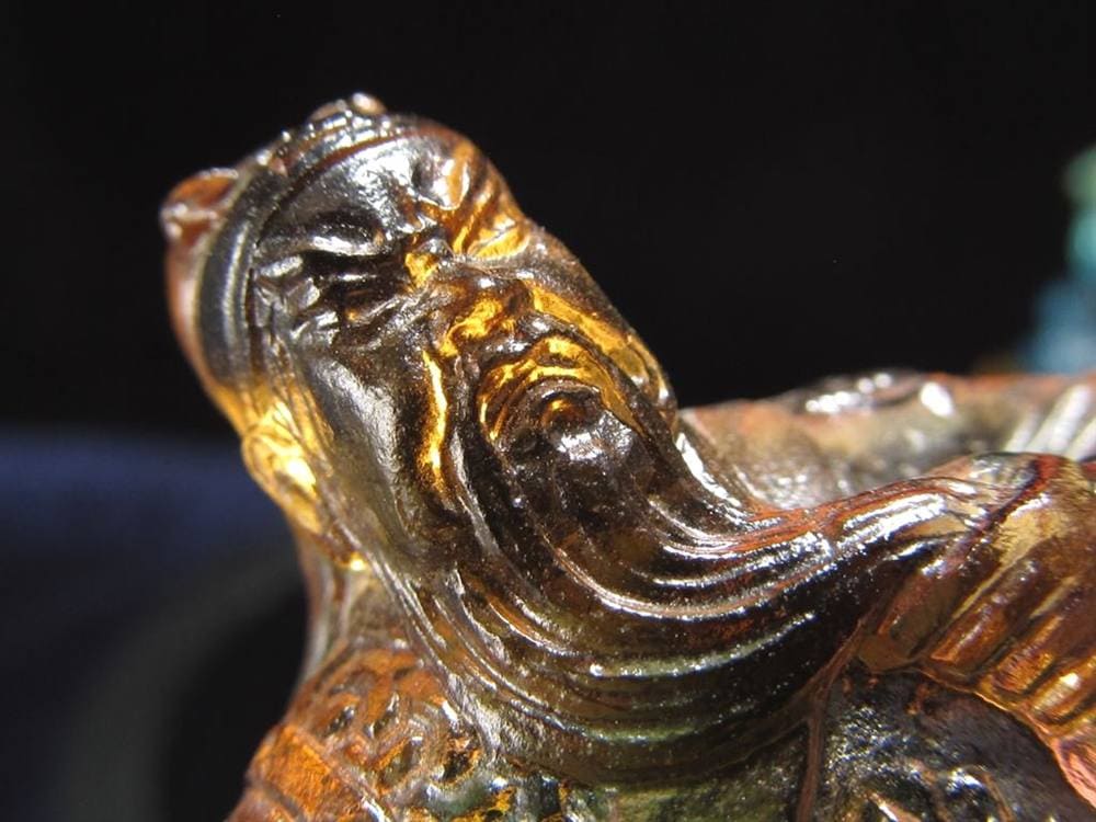 玉璽 クリスタルガラス 関羽 伝国璽 関帝