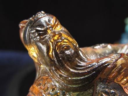 玉璽 クリスタルガラス 関羽 伝国璽 関帝