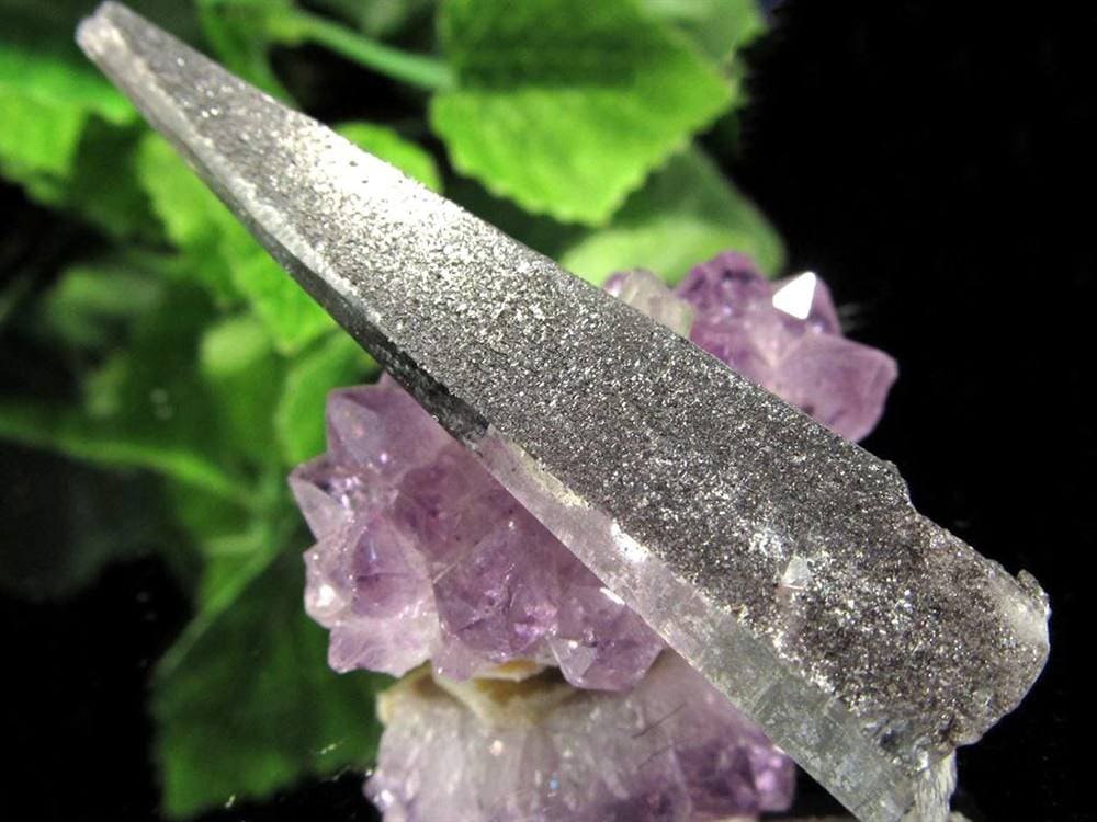 ヘマタイトオンクォーツ 赤鉄鉱共生水晶 ヘマタイト 原石 ポイント