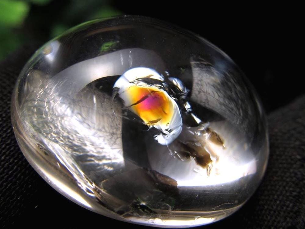 アイリスクォーツ 虹入り水晶 タンブル レインボー水晶