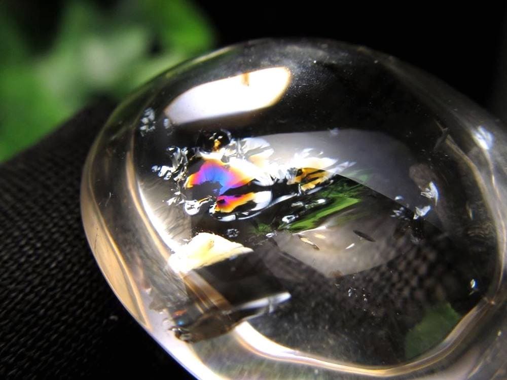 アイリスクォーツ 虹入り水晶 タンブル レインボー水晶