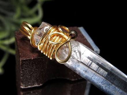 レムリアンシードクリスタル レムリアンリッジ レムリアン コロンビア産 ワイヤーラップ ペンダントトップ