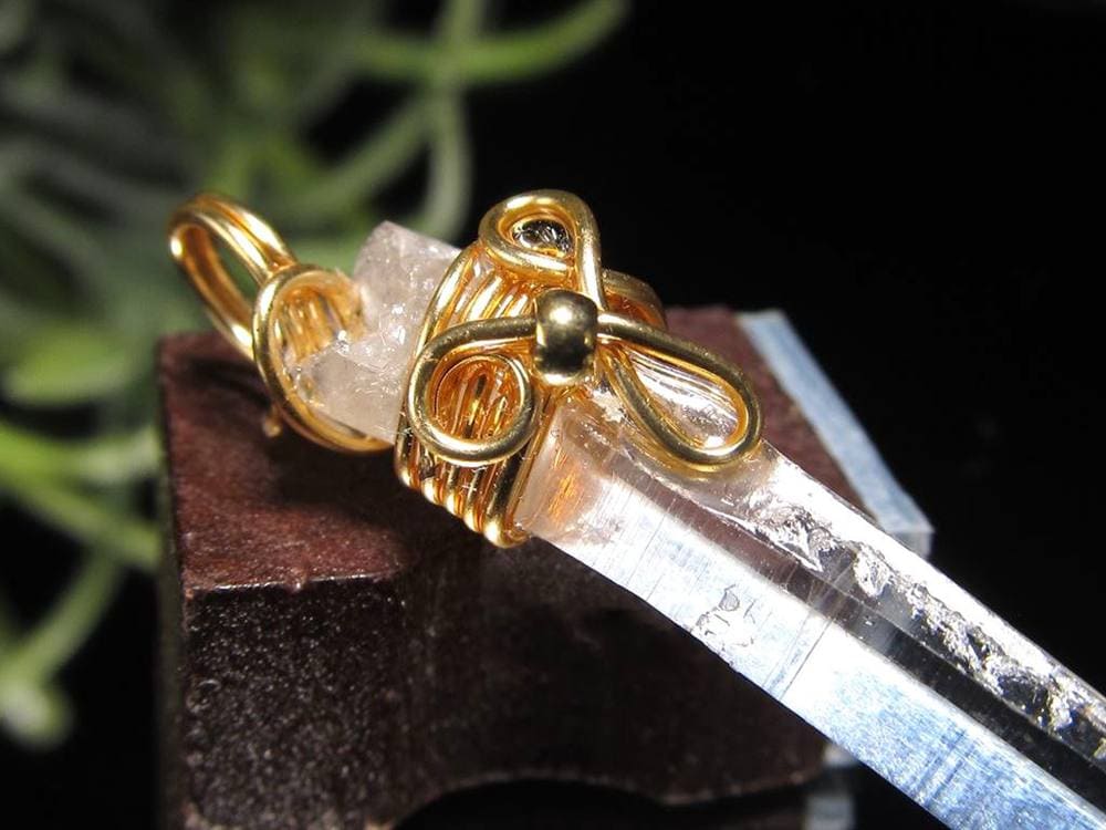 レムリアンシードクリスタル レムリアンリッジ レムリアン コロンビア産 ワイヤーラップ ペンダントトップ