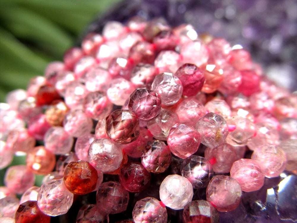 カラースピネル,尖晶石,ビーズ連,連材