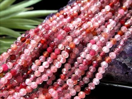 カラースピネル,尖晶石,ビーズ連,連材