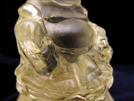 金運 シトリン 布袋 彫刻 置物