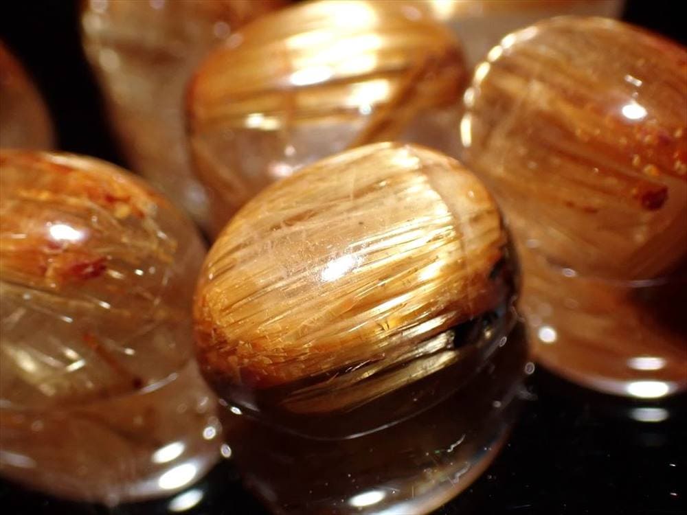 ゴールドルチルカボションタンブル