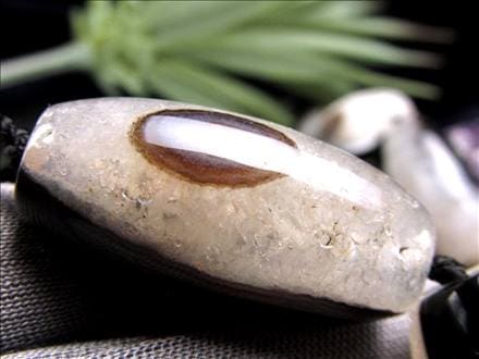 水晶 瑪瑙 瑪瑙クォーツ 天珠型 ビーズ連 連材