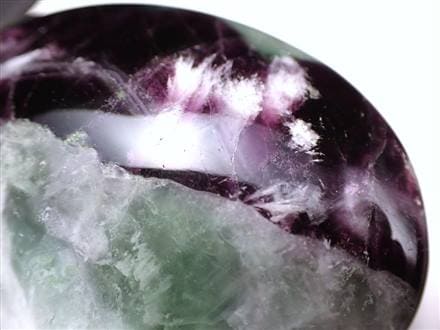 フローライト エンジェルフェザー タンブル ポリッシュ フラワーイン