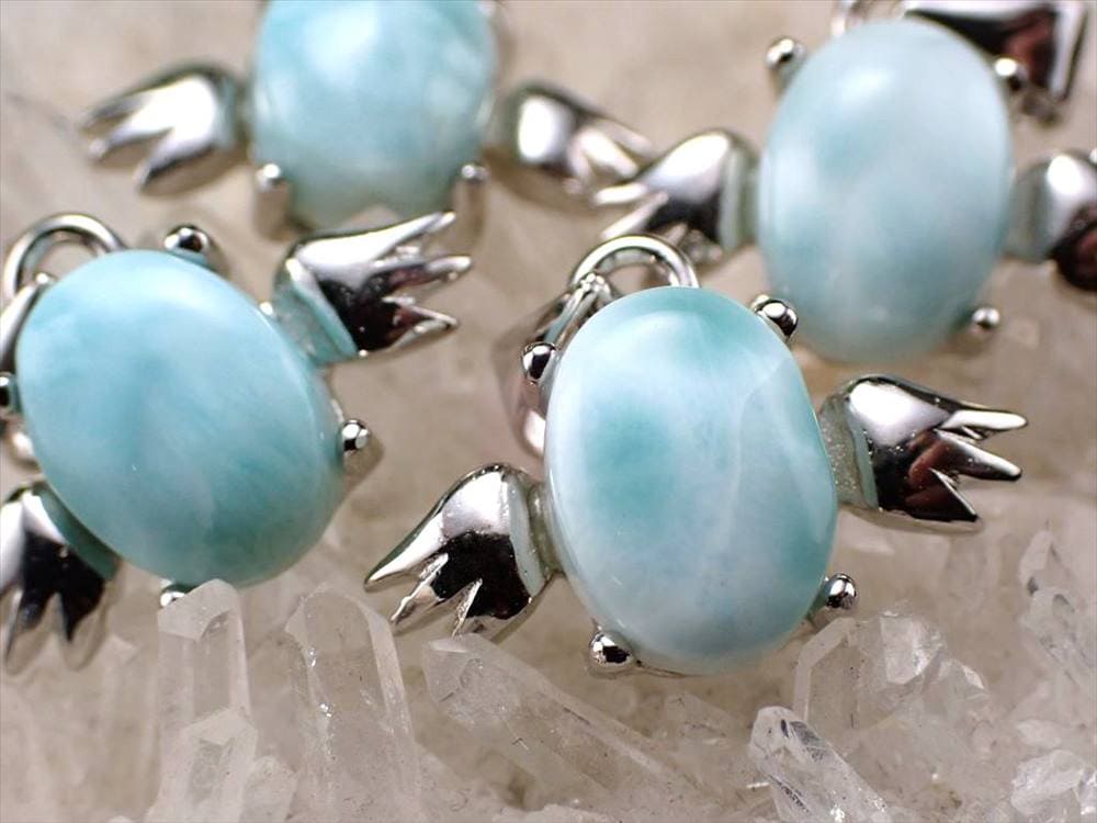 ラリマー ペンダント エンジェル シルバー 天使