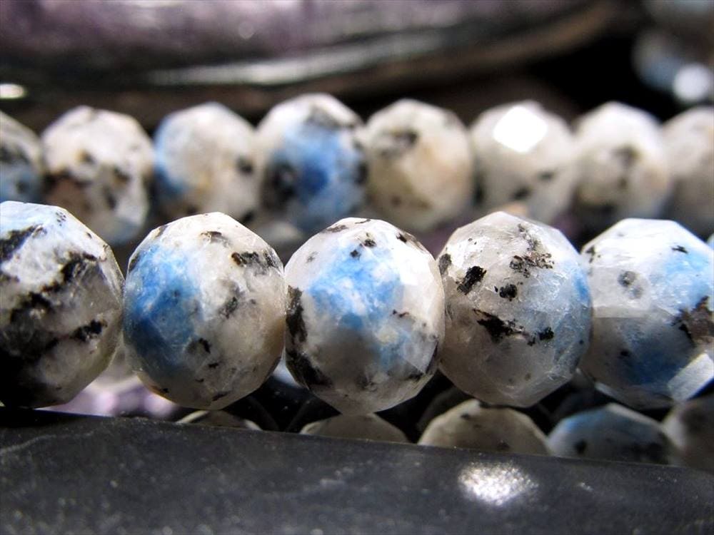 K2ジャスパー アズライトイングラナイト ジャスパー ビーズ連 連材