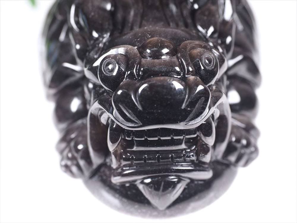 オブシディアン 龍亀 ロングイ シルバーオブシディアン 瑞獣