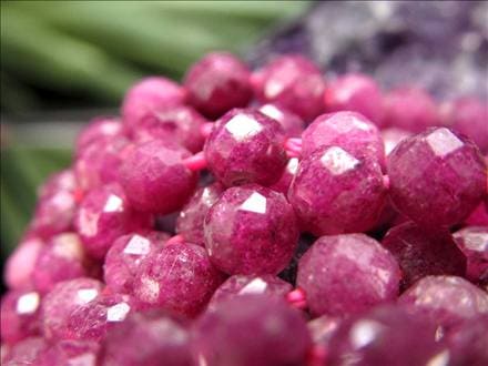 ルビー,7月の誕生石,ビーズ連,連材