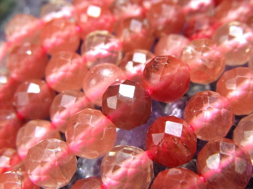 アンデシン,中性長石,ビーズ連,連材