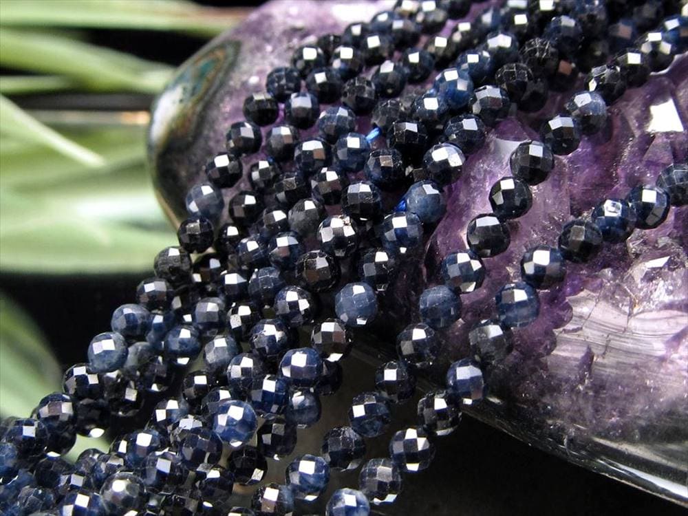 サファイア,青玉,ビーズ連,連材