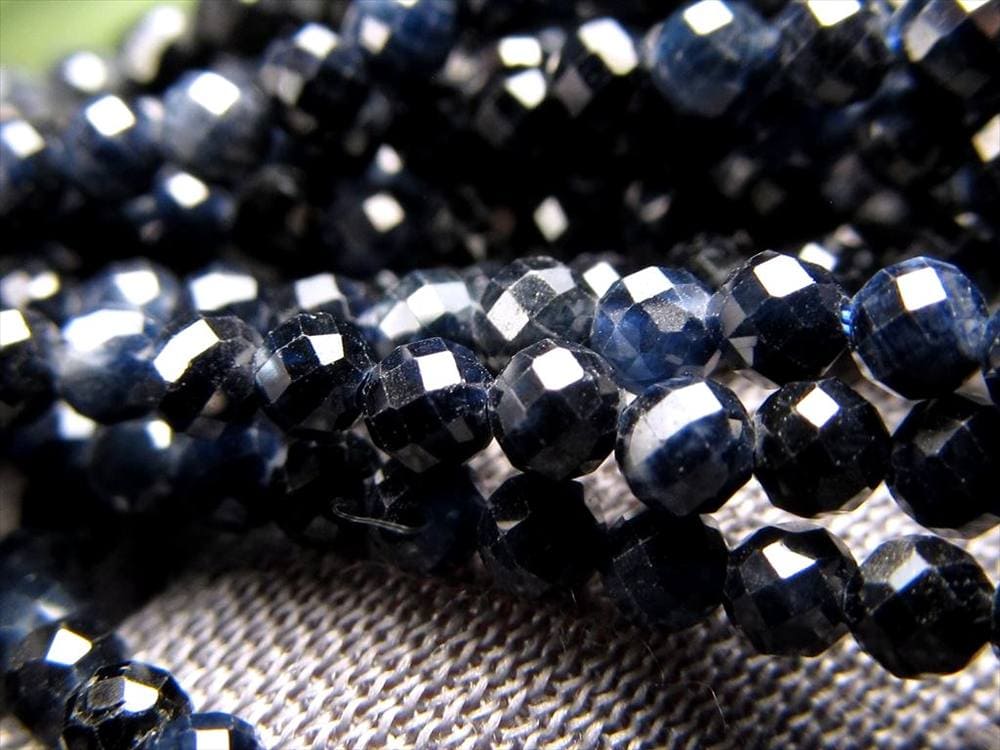サファイア,青玉,ビーズ連,連材