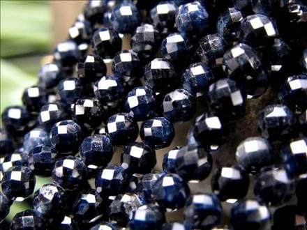 サファイア,青玉,ビーズ連,連材